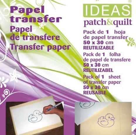 papel trasnfer para traspasar diseños de bordado