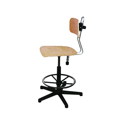 SILLA REGULABLE POR PISTÓN DE GAS MADERA