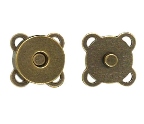 CIERRE MAGNÉTICO 14 MM ORO VIEJO 2U.