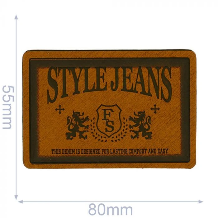 ETIQUETA DECORATIVA STYLE JEANS