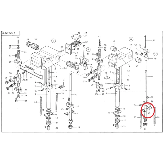 PIEZA AUTÓMATA BOLSILLOS DURKOPP 745