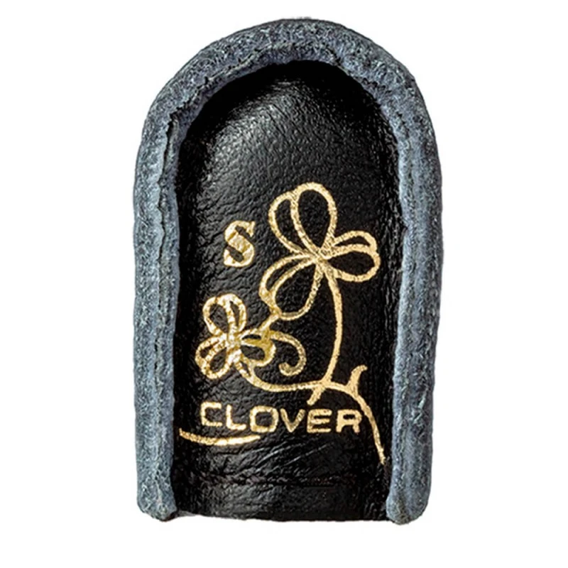 DEDAL DE CUERO PEQUEÑO S CLOVER BLACK