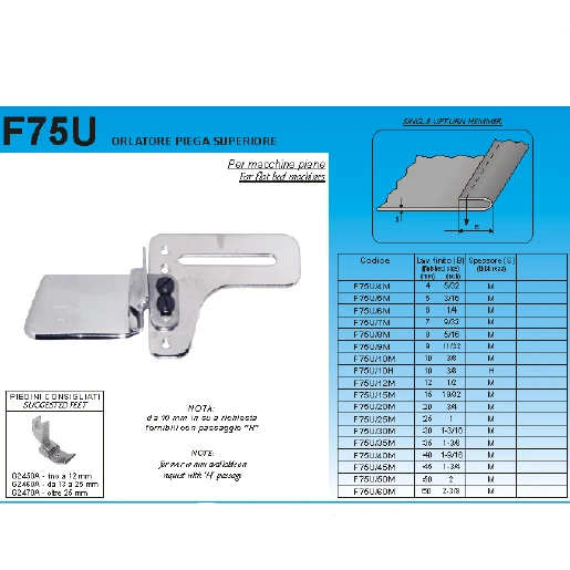 ORILLADOR SIMPLE RECTO (S75U, F75U, GO200, G0200, G.0200, G.O200) (16MM)