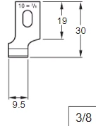 CUCHILLA DE IMPACTO MÁQUINA OJALES 3/8'   KNIFE BUTTON HOLE MACHINE