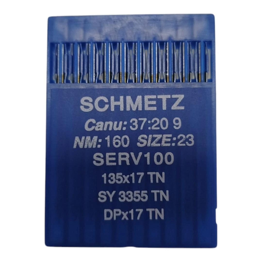 AGUJAS 135X17 SERV100 TITANIO NM SCHMETZ