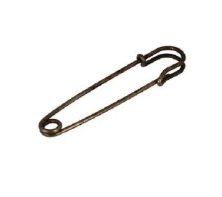 IMPERDIBLE KILT BRONCE ANTIGUO 76 MM