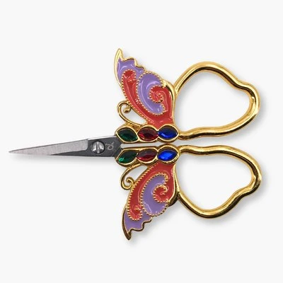 TIJERA TIJERA VINTAGE MARIPOSA LILA ROSA