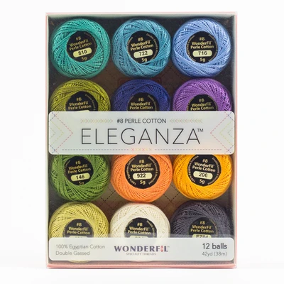 HILO AURIFIL ALGODÓN EGIPCIO 12 OVILLOS CORAL