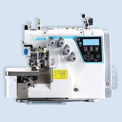 MÁQUINA OVERLOCK DOBLE ARRASTRE JACK C5T 4 HILOS