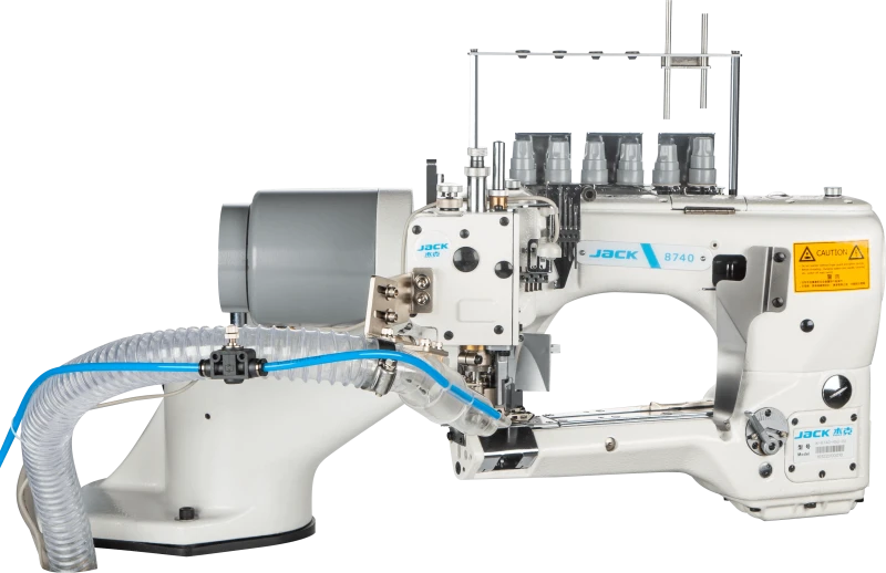 MÁQUINA RECUBRIDORA 4 AGUJAS DE BRAZO JACK 8740C 460 02RH/D/UTL/AW1S