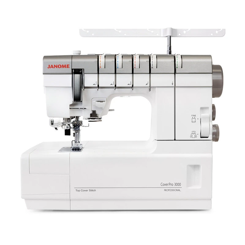 MÁQUINA RECUBRIDORA JANOME COVERPRO 3000 PROFESIONAL