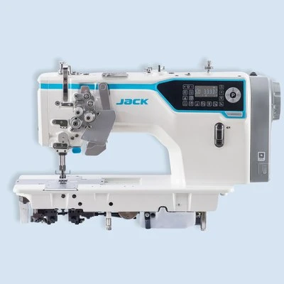 MÁQUINA DE 2 AGUJAS DESEMBRAGABLE CORTAHILOS GARFIO GRAN CAPACIDAD JACK JK 58750J A 105 (1/4')