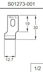 CUCHILLA DE IMPACTO MÁQUINA OJALES 1/2'   KNIFE BUTTON HOLE MACHINE