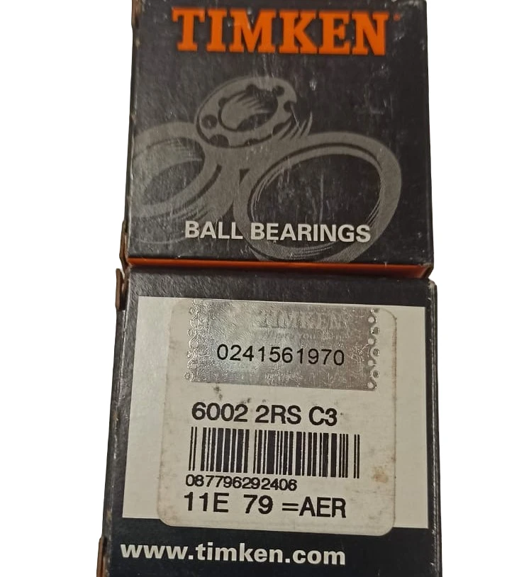 RODAMIENTO CERRADO EN GOMA 6002 2RS C3 TIMKEN