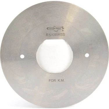 CUCHILLA CIRCULAR 5' (127MM) MÁQUINA DE CORTE KM   CIRCULAR KNIFE HSS