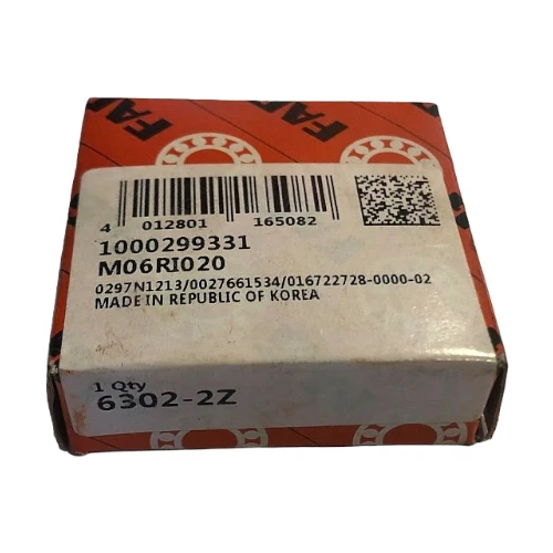 RODAMIENTO CERRADO EN CHAPA 6302 2Z FAG