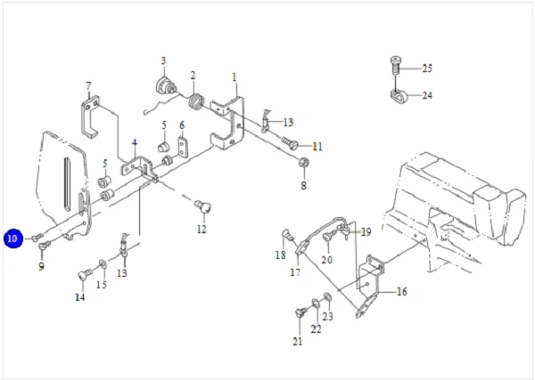 TORNILLO JUKI (3/32 56 L=10)   SCREW