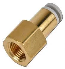 RACOR RECTO HEMBRA 1/4'  TUBO 8MM