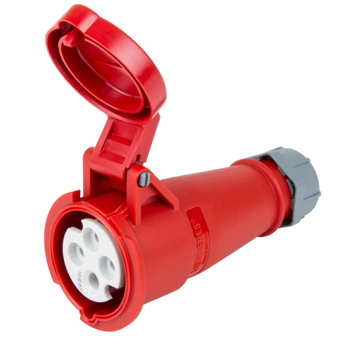 CLAVIJA AÉREA CETACT HEMBRA 16A 3P+TT 380 415V IP44 MENNEKES