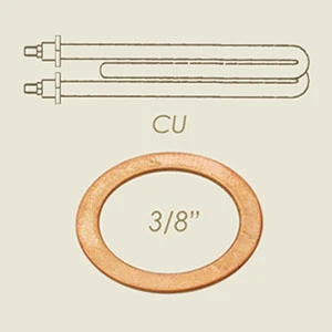 JUNTA PARA RESISTENCIAS 3/8' (COBRE)