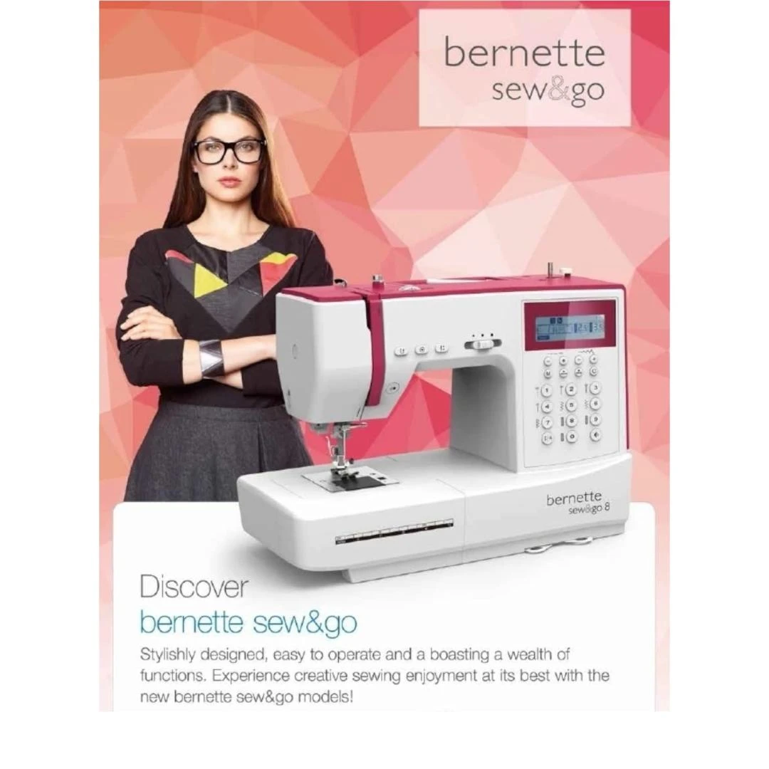 MÁQUINA DE COSER BERNETTE SEW & GO 8