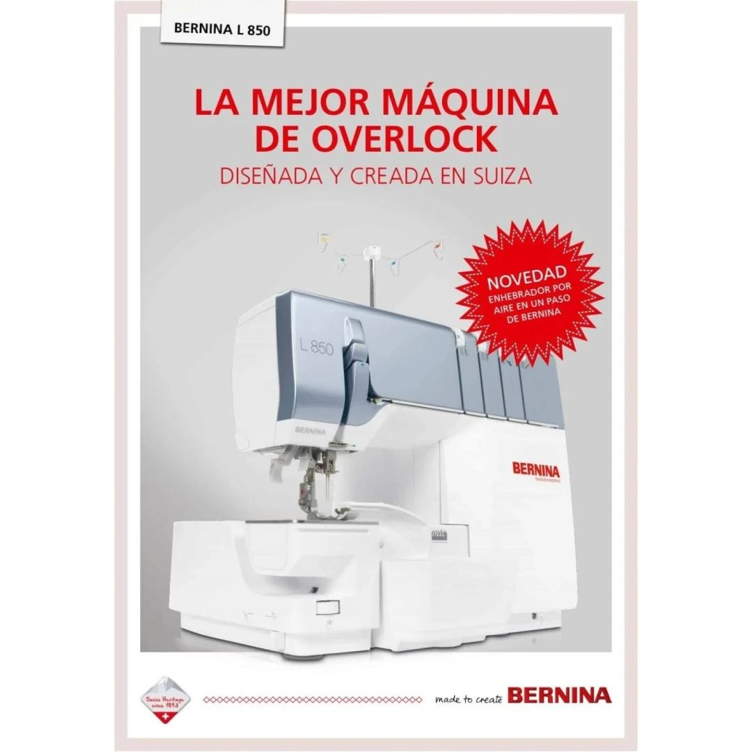 MÁQUINA OVERLOCK BERNINA L 850