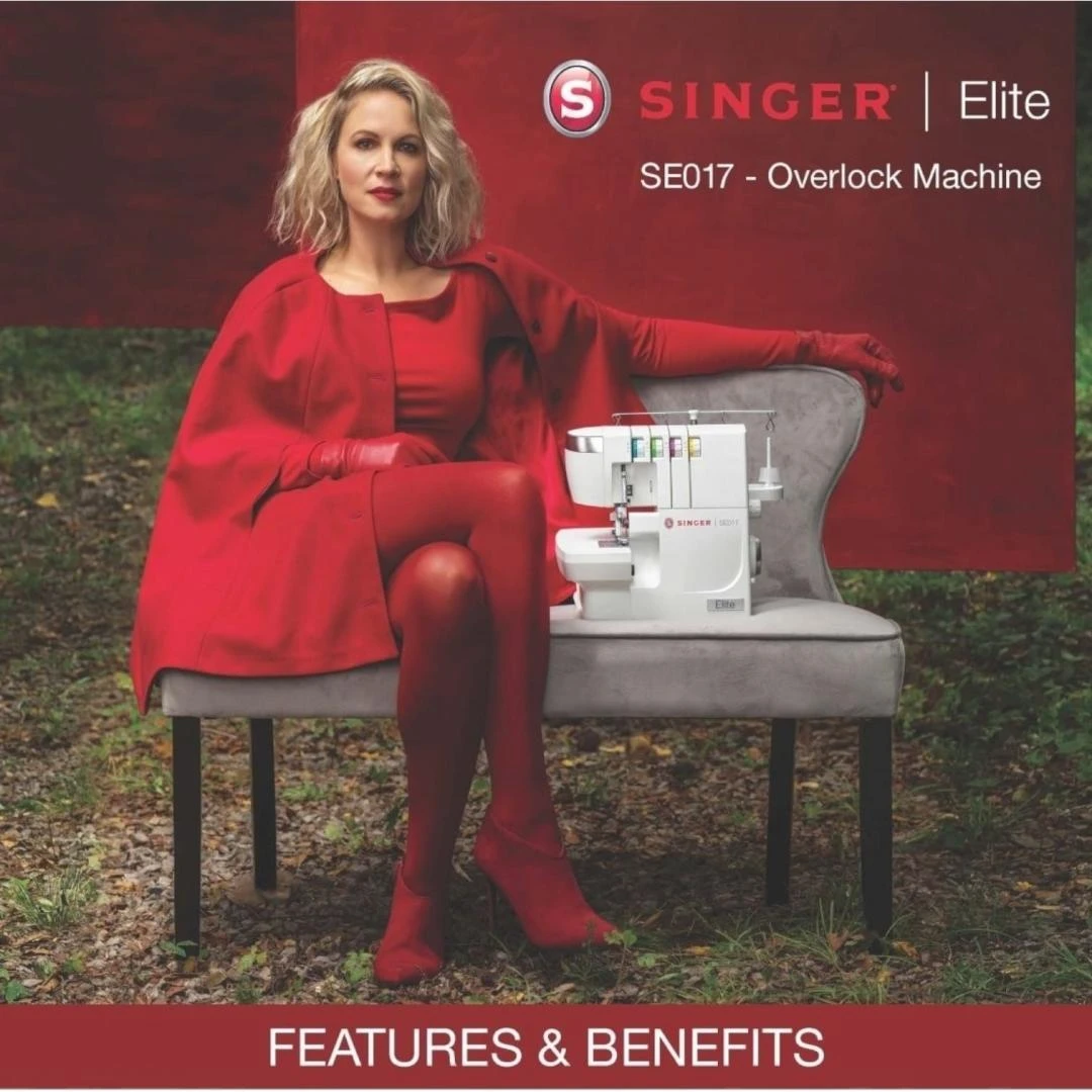 MÁQUINA REMALLADORA SINGER ELITE SE017