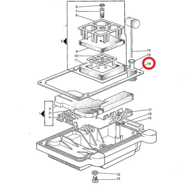 JUNTA CÁRTER MÁQUINA OVERLOCK RIMOLDI 647   SUM GASKET