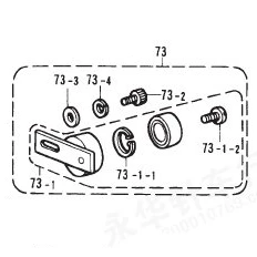 TENSOR COMPLETO CORREA MÁQUINA ATACADOS BROTHER   TENSION PULLEY