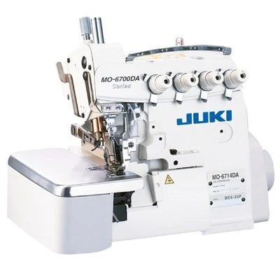 OVERLOCK 5 HILOS (7MM) JUKI COMPLETA (CABEZA, MOTOR SERVO, TABLERO Y BANCADA CON RUEDAS)