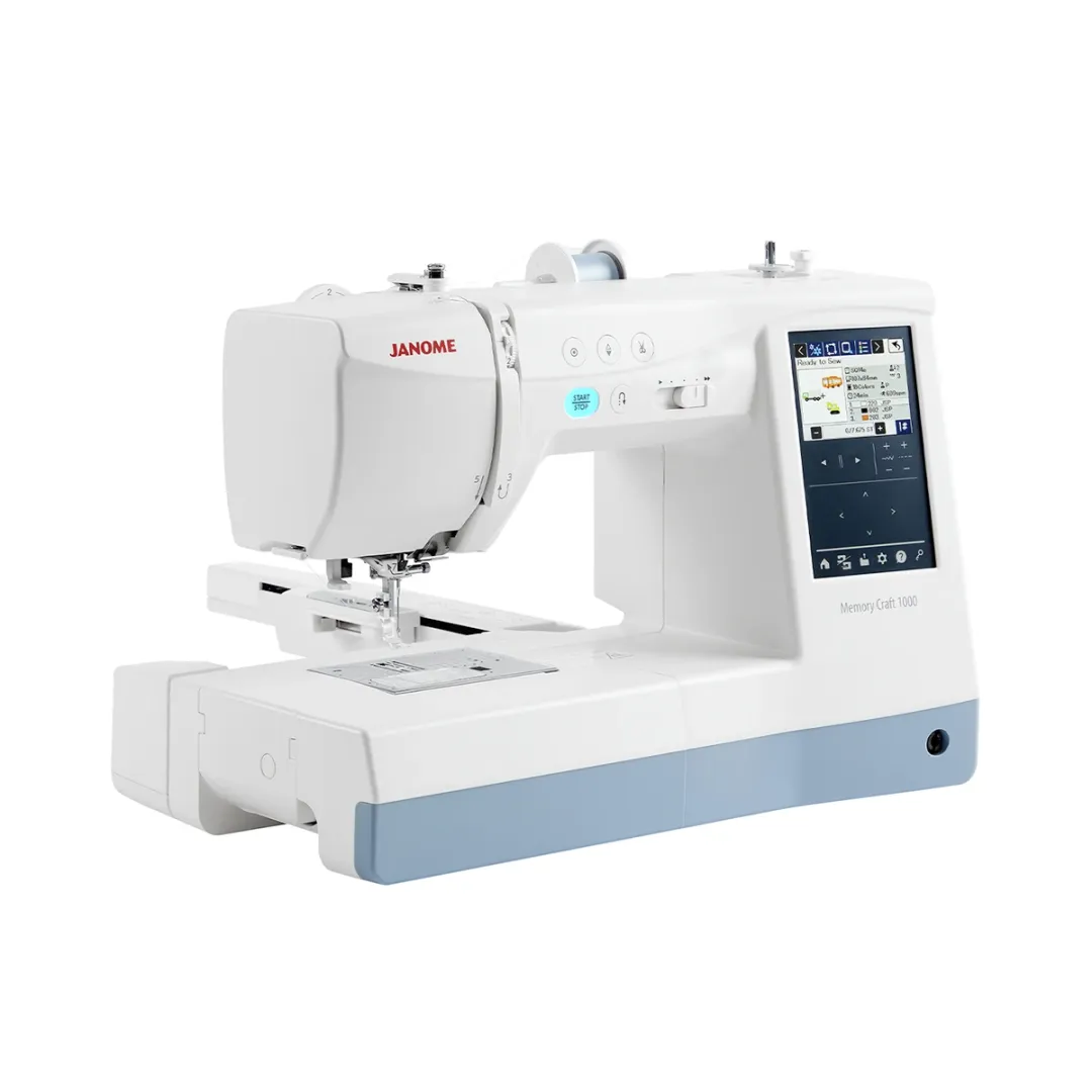 MÁQUINA DE COSER Y BORDAR JANOME MC1000