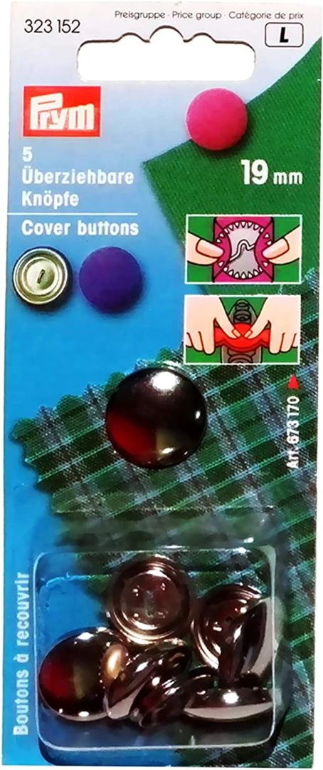 BOTONES PARA FORRAR 19MM PRYM