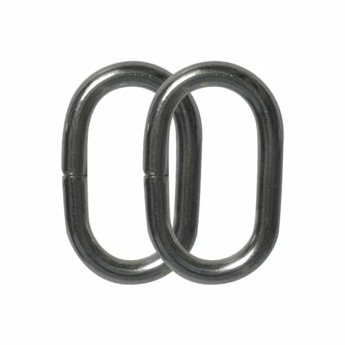 CIERRE OVAL 35MM PLATA