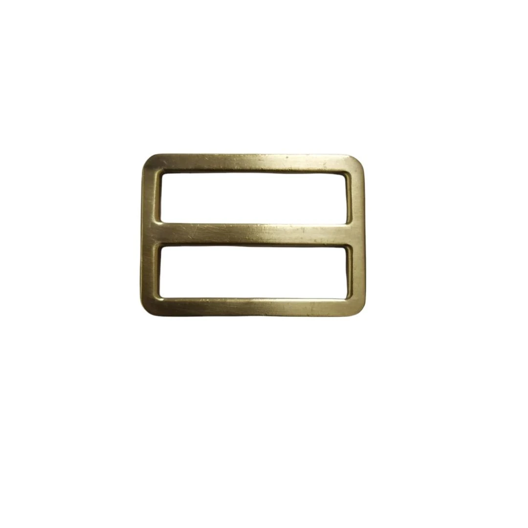 HEBILLA RECTANGULAR DE ANILLO PLANO 31MM BRONCE