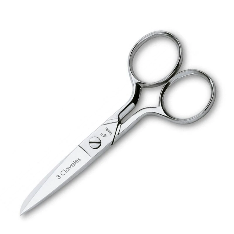TIJERA 3 CLAVELES DE COSTURA CASTELLANA 4'