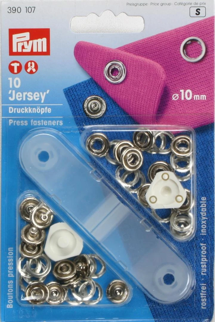 BROCHES JERSEY 10MM PRYM