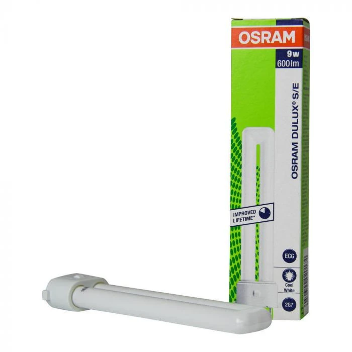 BOMBILLA BAJO CONSUMO DULUX S 9W G23 600LM OSRAM