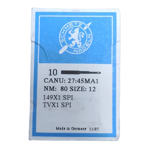 AGUJAS 149X1 SPI NM 80 SCHMETZ