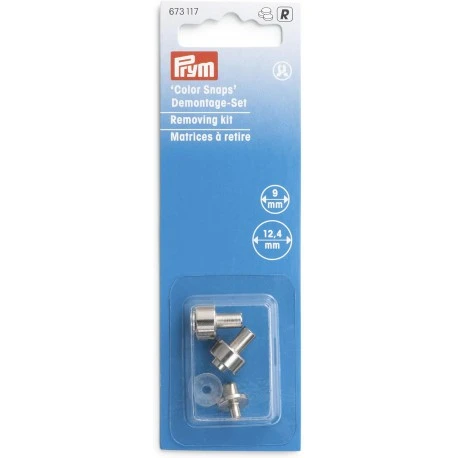 HERRAMIENTA PARA SACAR SNAPS DE 12 Y DE 9 MM PRYM