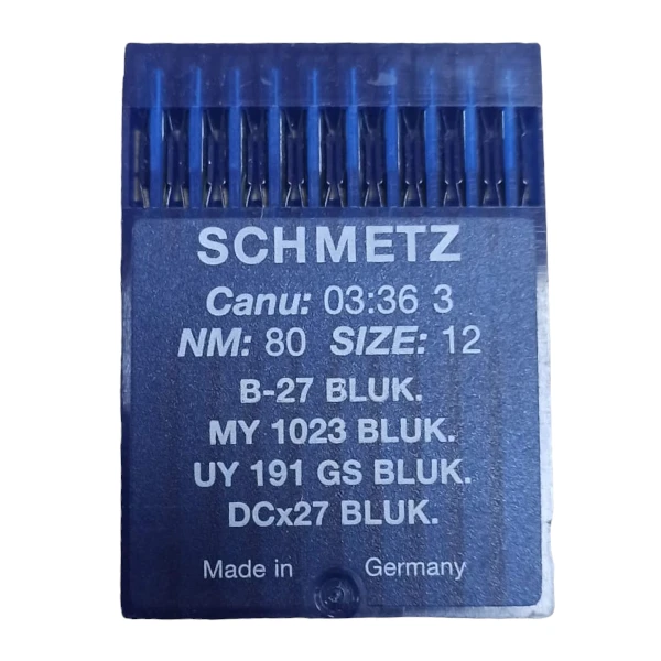 AGUJAS B27 BLUK NM 80 SCHMETZ