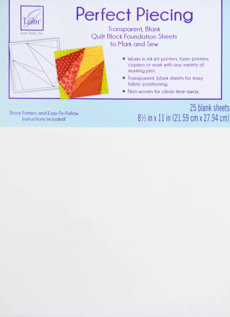 PERFECT PIECING PAPER PAQUETE 25 HOJAS