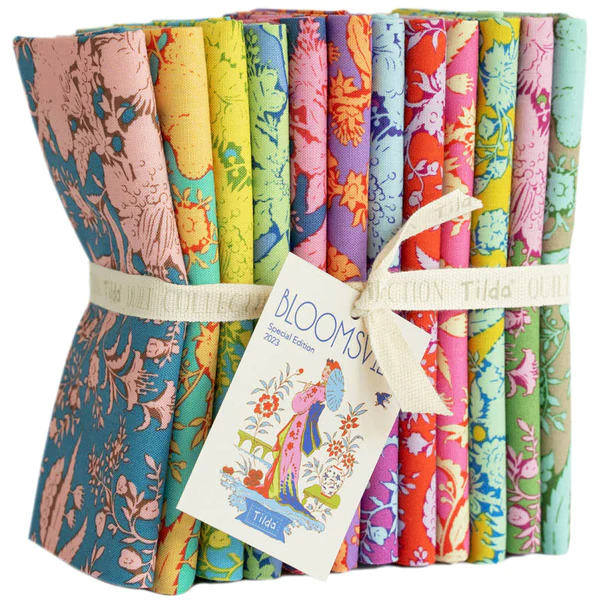 TELA TILDA FAT QUARTER BLOOMSVILLE FLORES SURTIDO