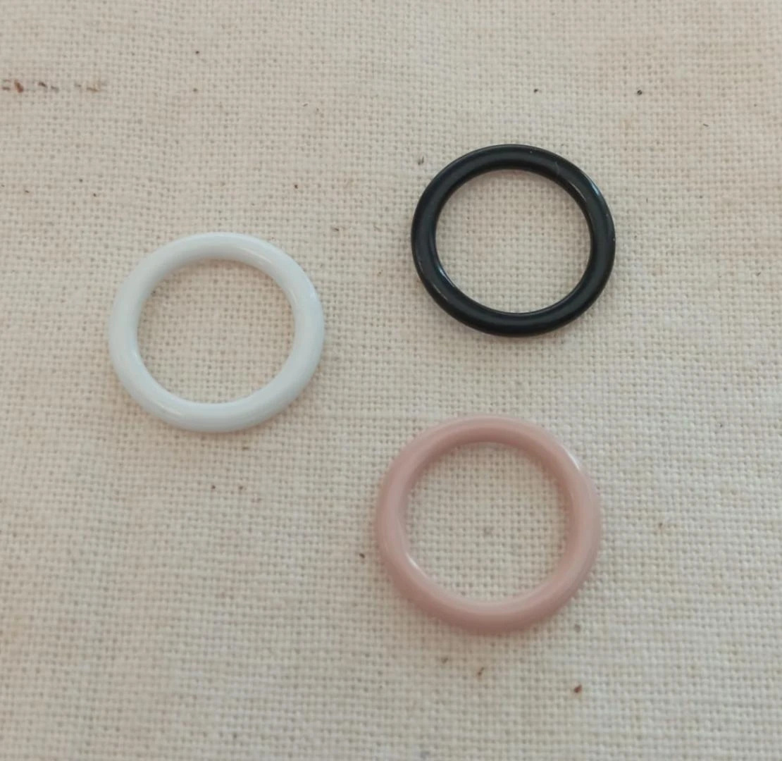 ARANDELA MÉTALICA DE SUJETADOR 14 MM BLANCO