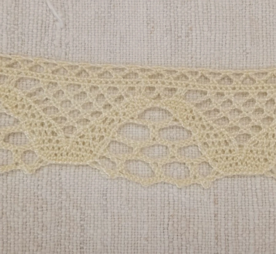 ENCAJE BOLILLO BEIGE 3 CM