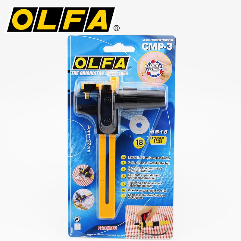 CUTTER OLFA COMPÁS DE 4 A 22 CM