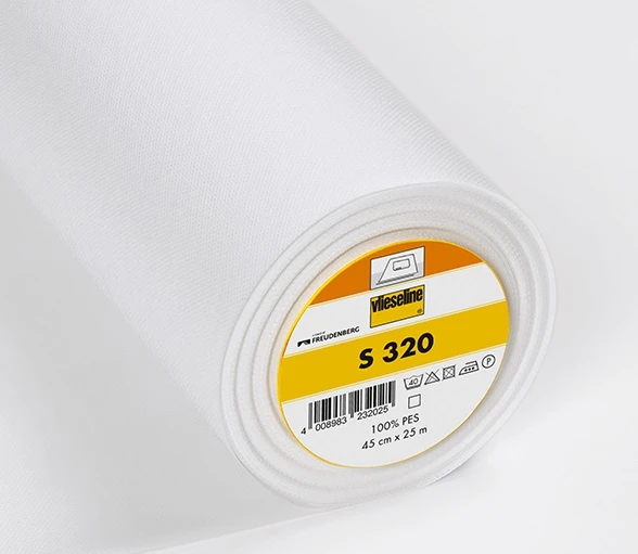 ENTRETELA S320 TERMOADHESIVA SEMIRÍGIDA LIGERA 25CM