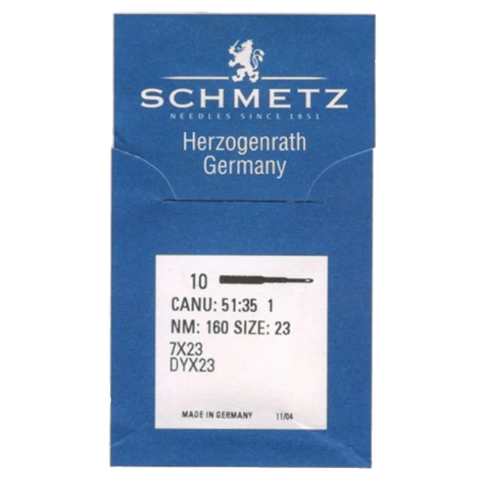 AGUJAS 7X23 DYX23 SCHMETZ