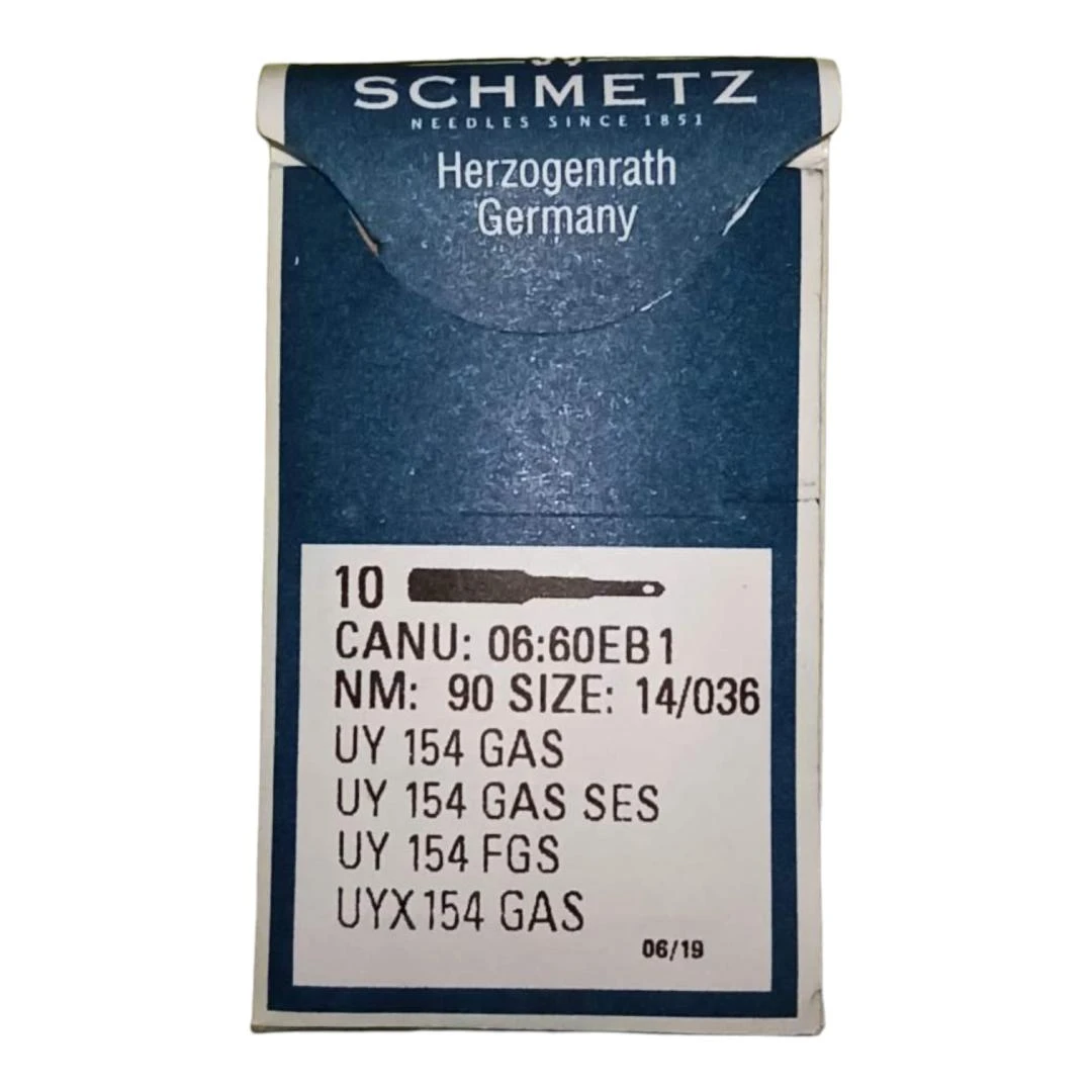 AGUJAS UY 154 GAS NM 90 SCHMETZ POR UNIDAD