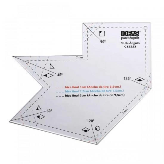 REGLA PLANTILLA MULTIÁNGULO