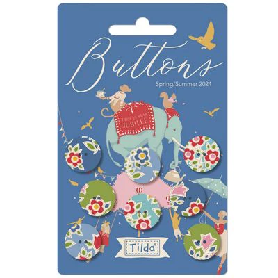 BOTONES TILDA 16 MM FARM FLOWERS JUBILEE